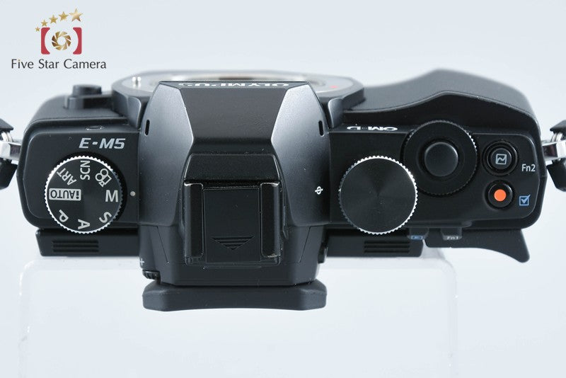 "Count 4,950" Olympus OM-D E-M5 Black 16.0 MP Mirrorless Camera from Japan