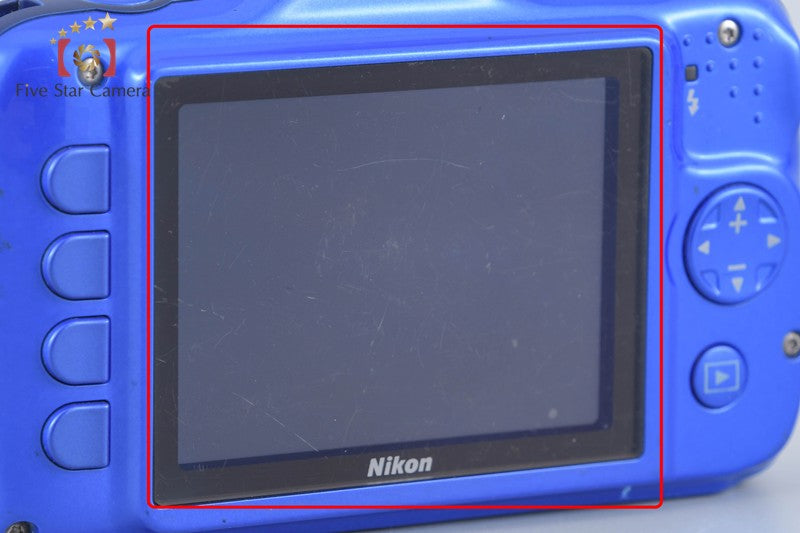 Nikon COOLPIX S32 Blue 13.2 MP Digital Camera from Japan