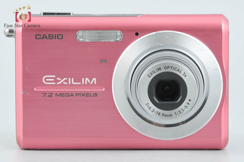 CASIO EXILIM EX-Z75 Pink 7.2 MP Digital Camera from Japan