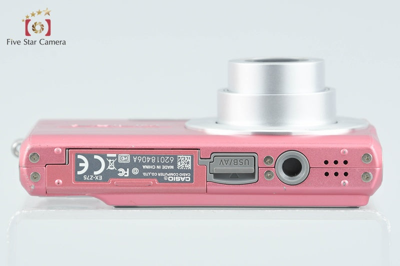 CASIO EXILIM EX-Z75 Pink 7.2 MP Digital Camera from Japan