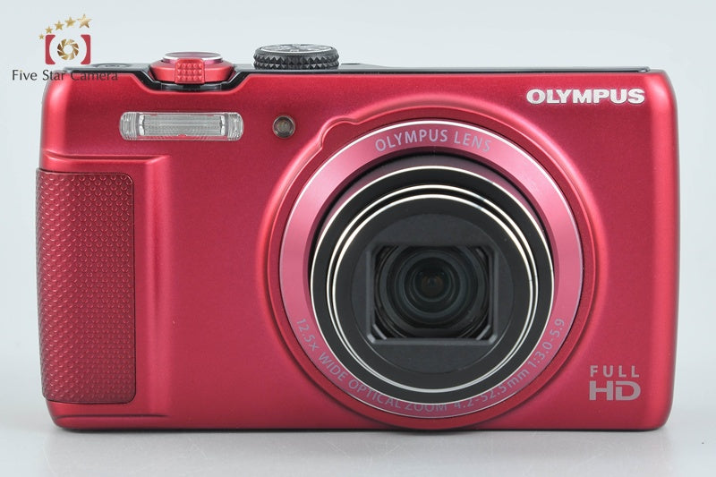 Olympus Stylus SH-21 Red 16.0 MP Digital Camera from Japan