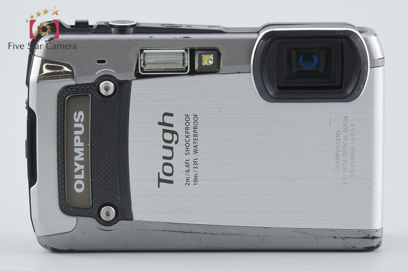 Olympus TOUGH TG-820 Silver 12.0 MP Waterproof Digital Camera from Japan