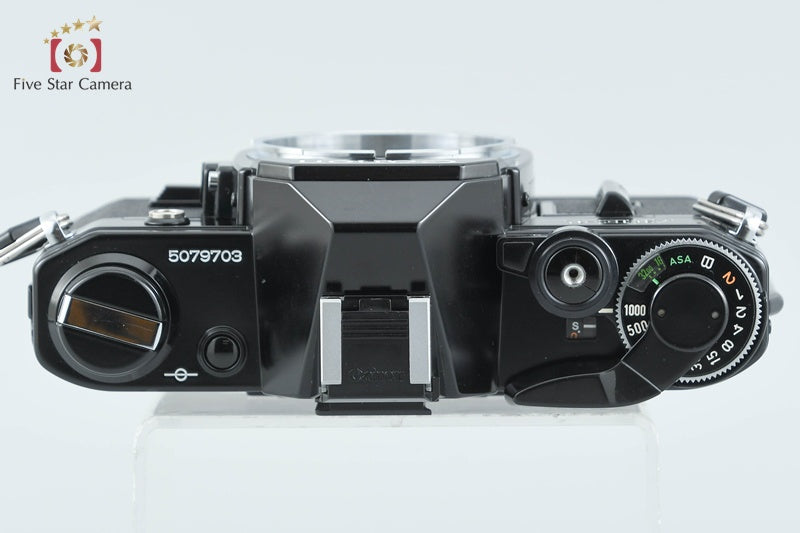 Canon AE-1 Black 35mm SLR Film Camera Body from Japan