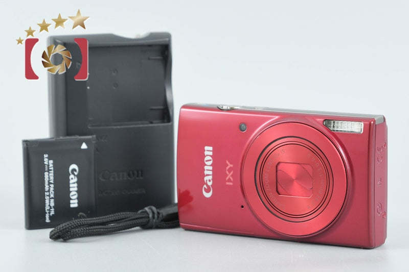 Canon IXY 190 Red 20.0 MP Digital Camera from Japan