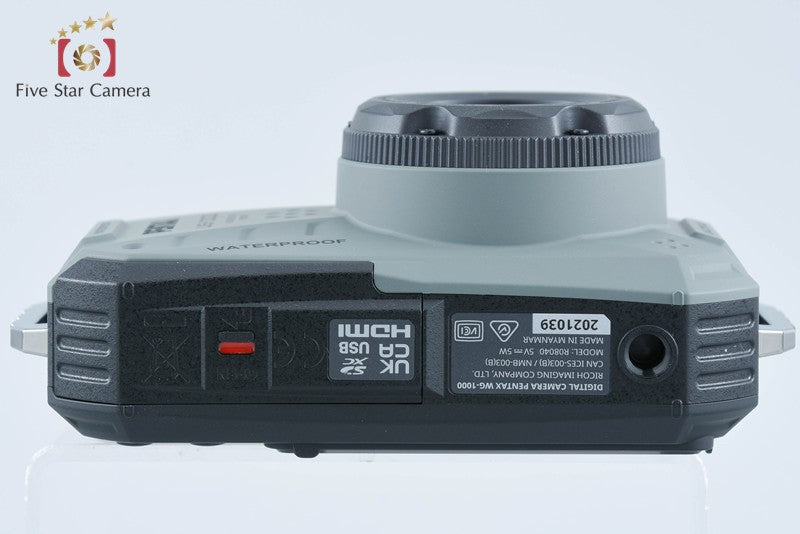 RICOH PENTAX WG-1000 Olive 16.3 MP Waterproof Action Camera w/ Box from Japan