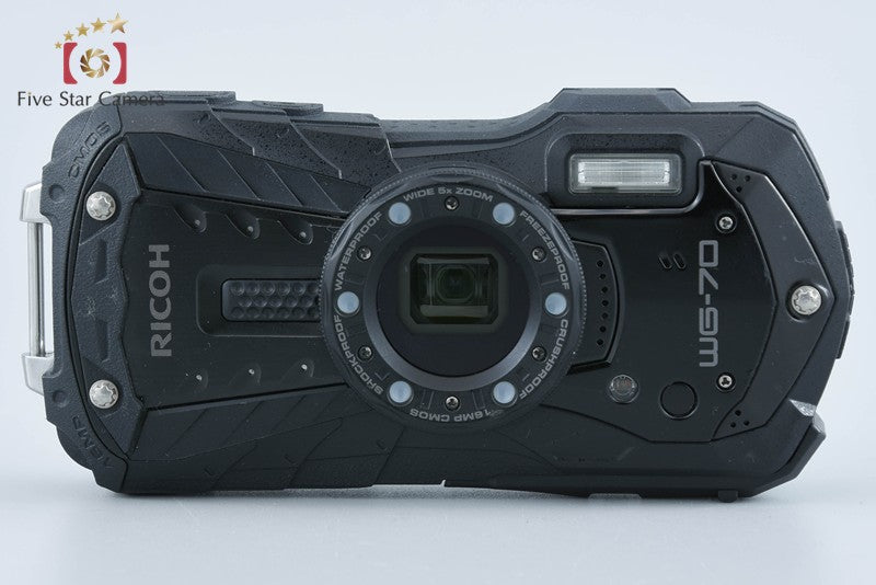 RICOH PENTAX WG-70 Black 16.0 MP Waterproof Action Camera from Japan