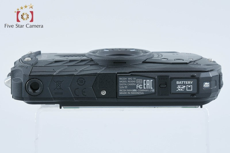 RICOH PENTAX WG-70 Black 16.0 MP Waterproof Action Camera from Japan