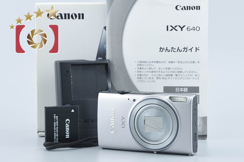 Canon IXY 640 Silver 20.2 MP Digital Camera w/ Box from Japan