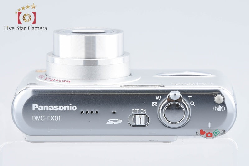 Panasonic LUMIX DMC-FX01 Silky Silver 6.0 MP Digital Camera from Japan