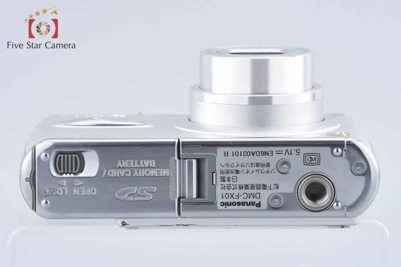 Panasonic LUMIX DMC-FX01 Silky Silver 6.0 MP Digital Camera from Japan