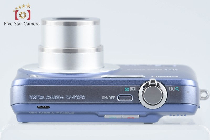 CASIO EXILIM ZOOM EX-Z1050 Blue 10.1 MP Digital Camera from Japan