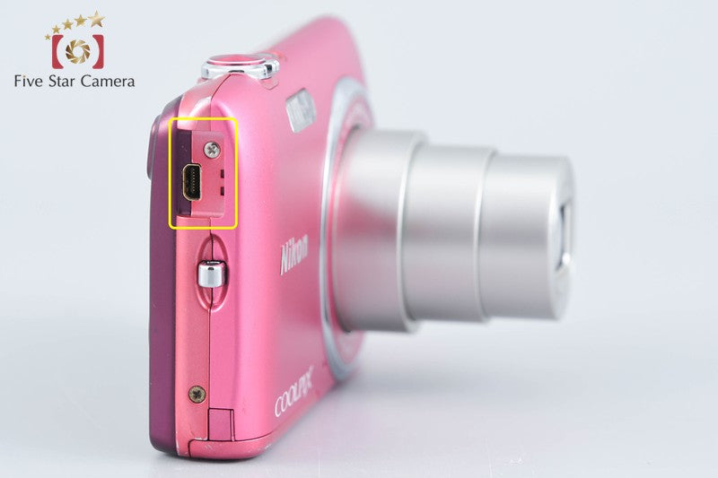 Nikon COOLPIX S3500 Strawberry Pink 20.0 MP Digital Camera from Japan