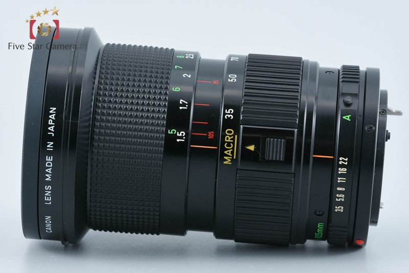 Canon New FD 35-105mm f/3.5 from Japan