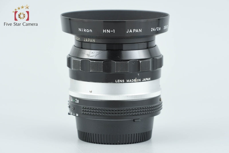 Nikon NIKKOR-N.C Auto 24mm f/2.8 from Japan