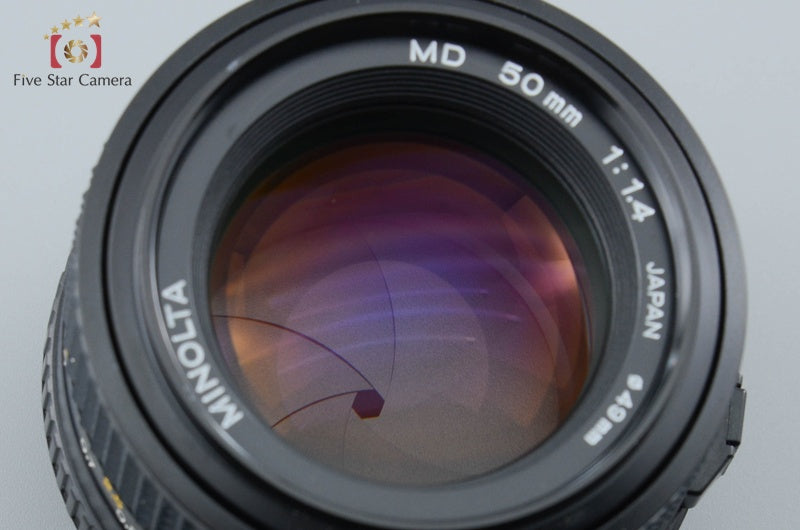 Minolta New MD 50mm f/1.4 from Japan