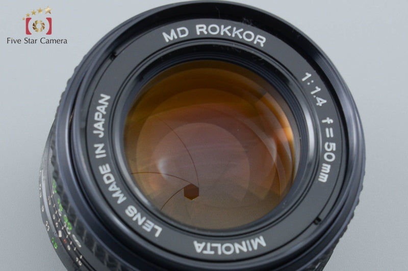 Minolta MD ROKKOR 50mm f/1.4 from Japan