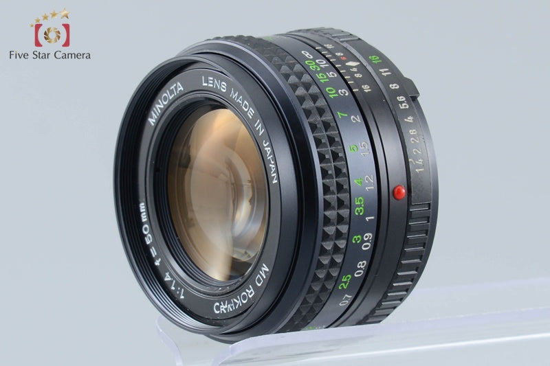 Minolta MD ROKKOR 50mm f/1.4 from Japan