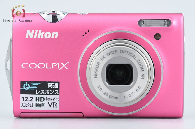 Nikon COOLPIX S5100 Hot Pink 12.2 MP Digital Camera from Japan