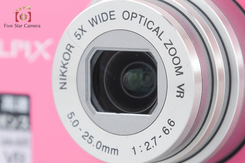 Nikon COOLPIX S5100 Hot Pink 12.2 MP Digital Camera from Japan