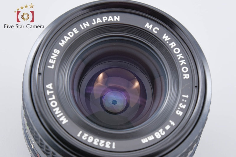 MINOLTA MC W.ROKKOR 28mm f/3.5 from Japan