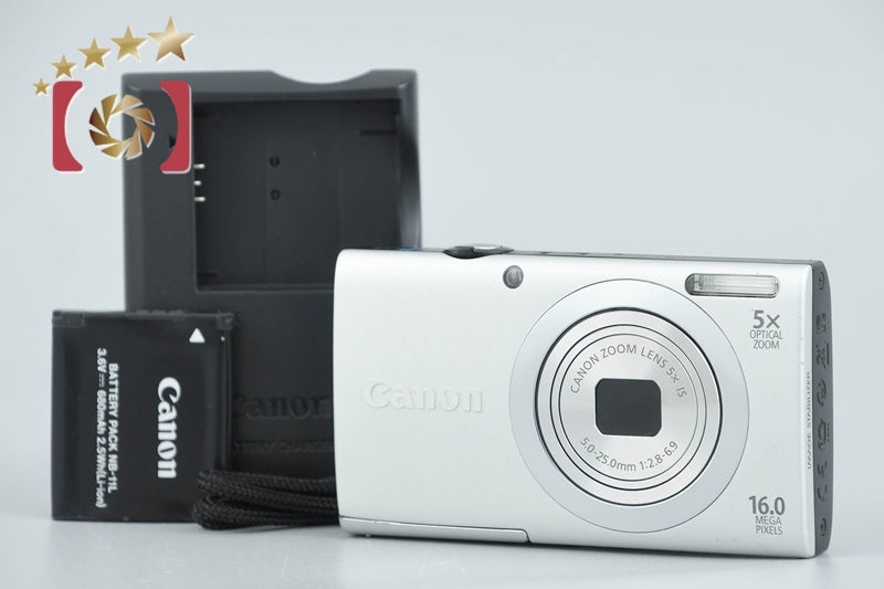 Canon PowerShot A2400 IS Silver 16.0 MP Digital Camera from Japan