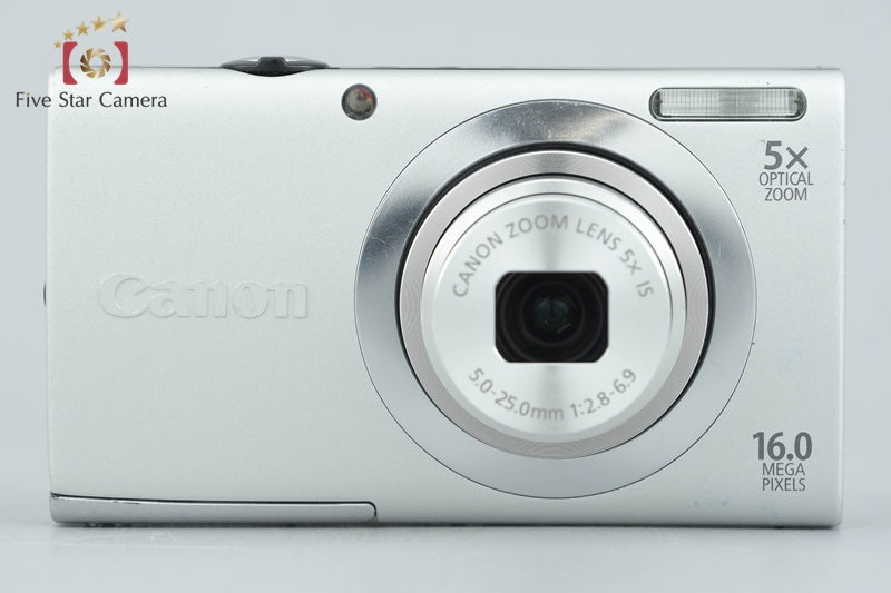 Canon PowerShot A2400 IS Silver 16.0 MP Digital Camera from Japan