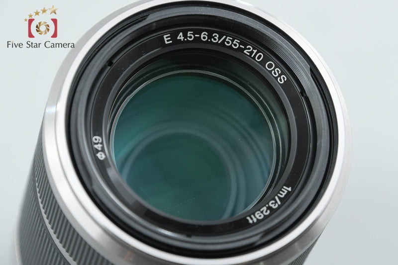 SONY E 55-210mm f/4.5-6.3 OSS Silver SEL55210 from Japan