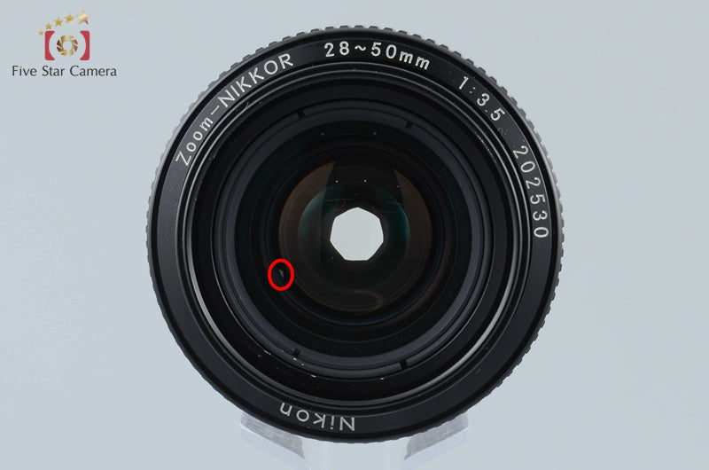 Nikon Ai-S Zoom NIKKOR 28-50mm f/3.5 from Japan