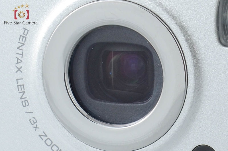 Pentax Optio W10 Rino Silver 6.0 MP Waterproof Digital Camera from Japan
