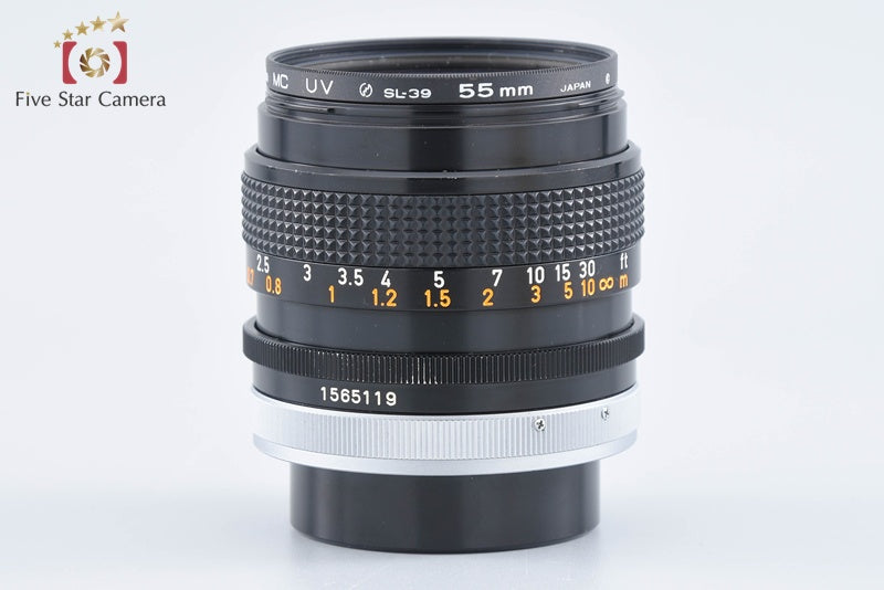 Canon FD 50mm f/1.4 S.S.C. from Japan