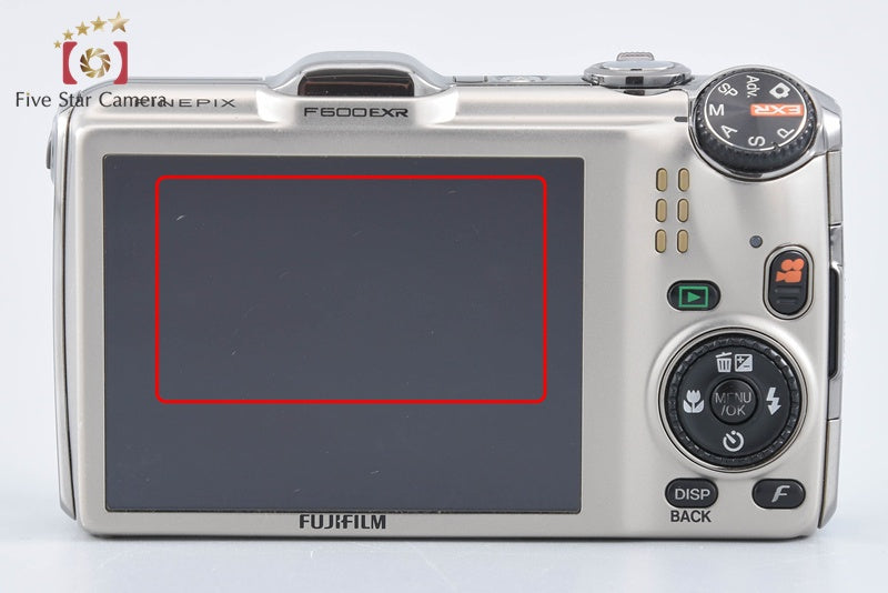 Fujifilm FinePix F600EXR Champagne Gold 16.0 MP Digital Camera w/ Box from Japan