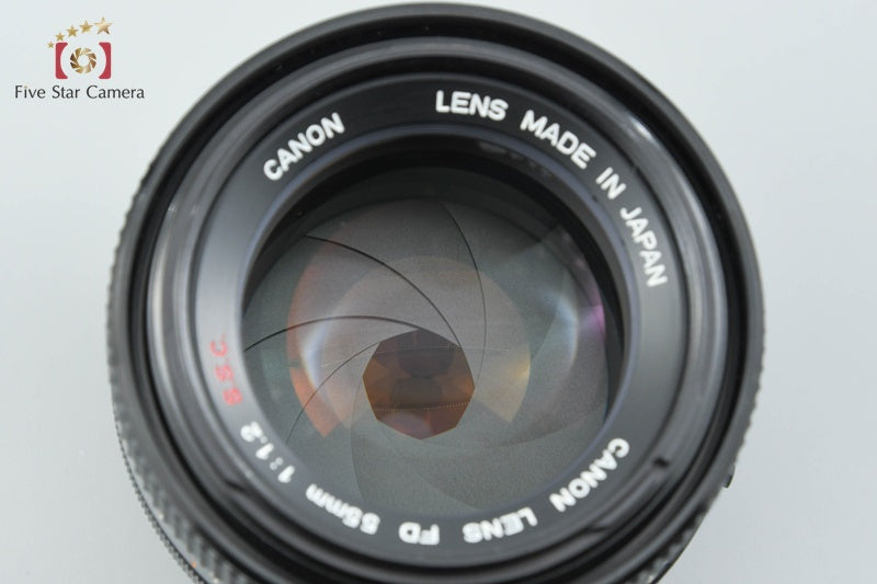 Canon FD 55mm f/1.2 S.S.C. from Japan