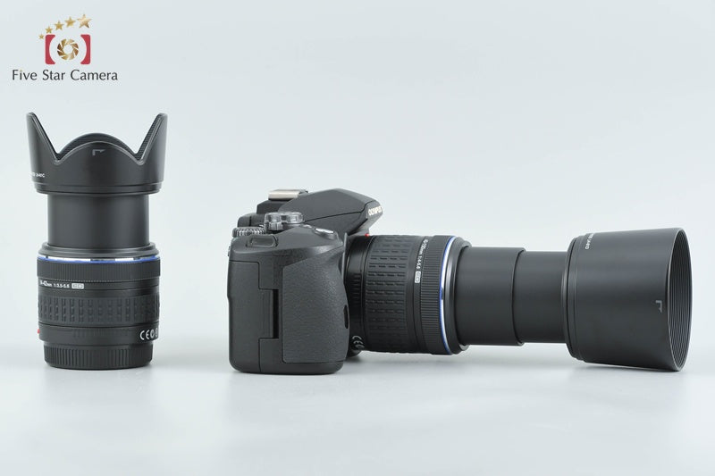 "Count 1,363" Olympus E-510 10.0 MP DSLR Camera 14-42 40-150 Lenses from Japan