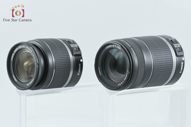 Canon EOS Kiss X2 / Rebel XSi / 450D 12.2 MP 18-55 55-250 Lenses from Japan