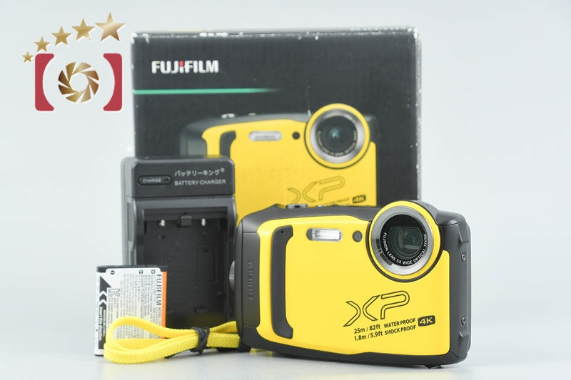 Fujifilm FinePix XP140 Yellow 16.4 MP Digital Camera w/ Box from Japan