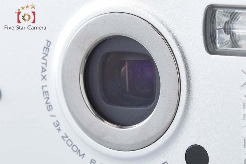 Pentax Optio W10 Rino Silver 6.0 MP Waterproof Digital Camera from Japan