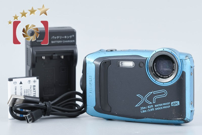 Fujifilm FinePix XP140 Sky Blue 16.4 MP Digital Camera from Japan