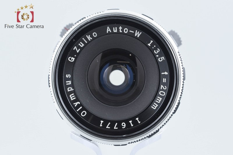 Olympus G.ZUIKO AUTO-W 20mm f/3.5 for Pen F FT FV from Japan
