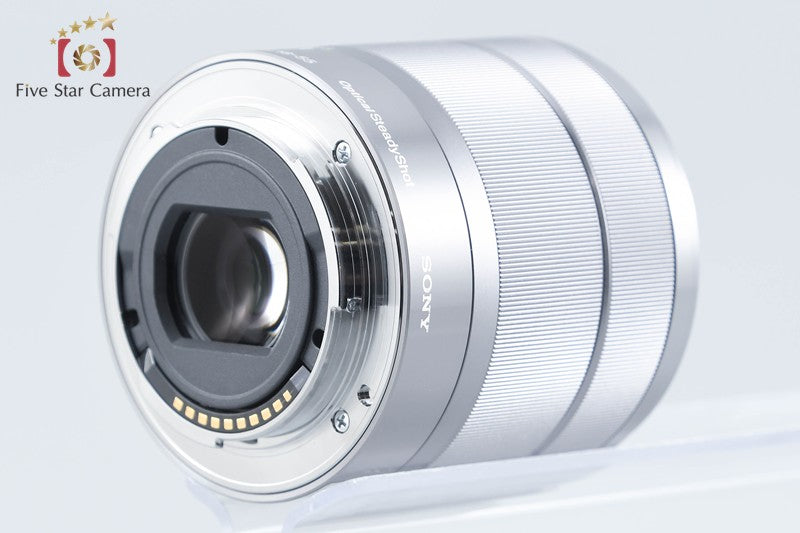 SONY E 18-55mm f/3.5-5.6 OSS SEL1855 Silver from Japan