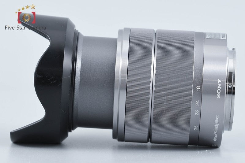 SONY E 18-55mm f/3.5-5.6 OSS SEL1855 Silver from Japan