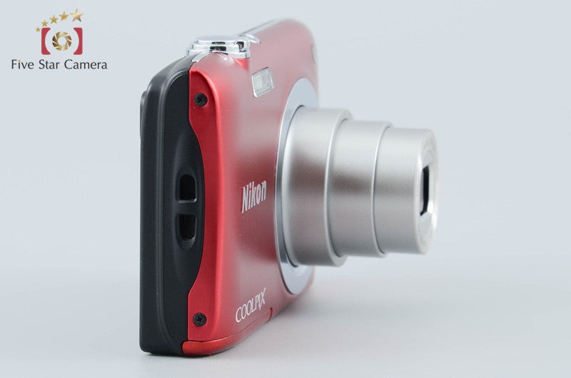 Nikon COOLPIX A100 Red 20.1 MP Digital Camera from Japan