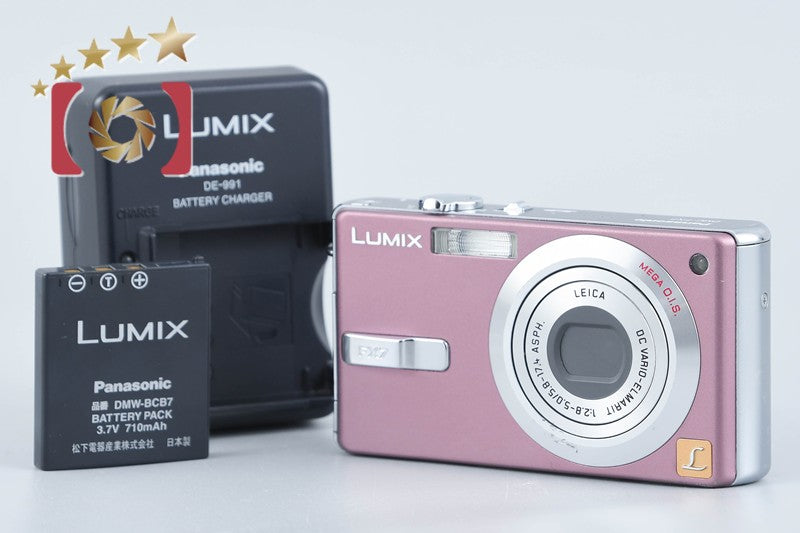 Panasonic LUMIX DMC-FX7 Pink Bronze 8.1 MP Digital Camera from Japan