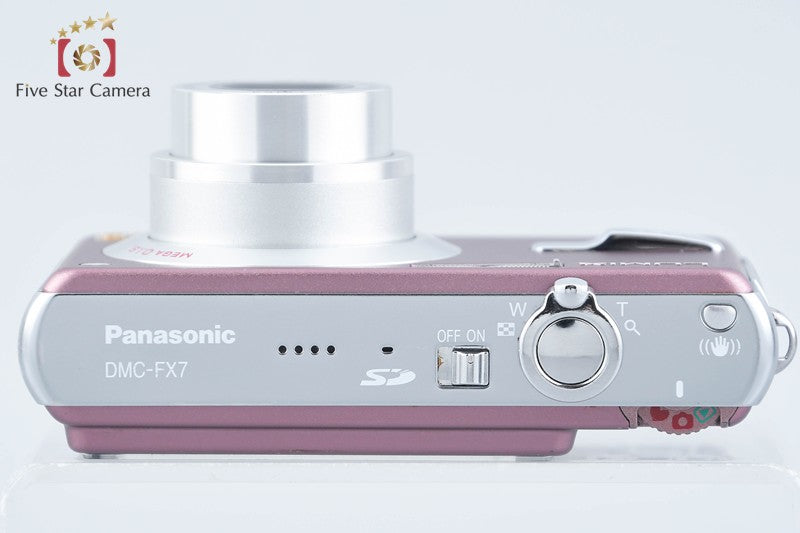 Panasonic LUMIX DMC-FX7 Pink Bronze 8.1 MP Digital Camera from Japan