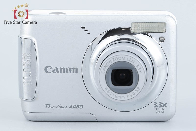 Canon PowerShot A480 Silver 10.0 MP Digital Camera from Japan