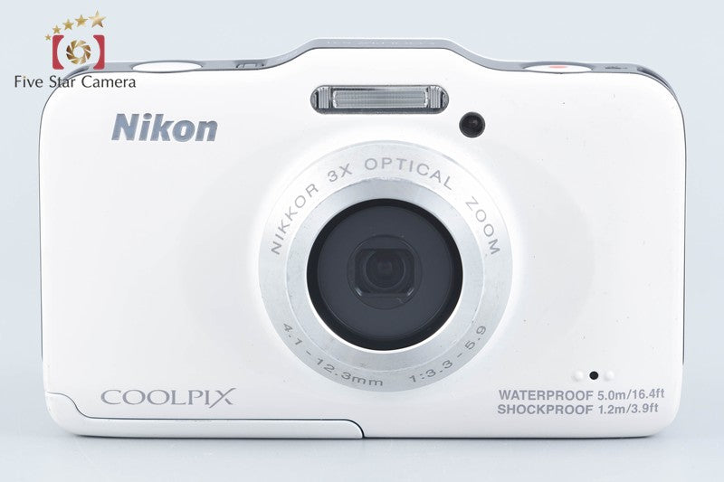 Nikon COOLPIX S31 White 10.1 MP Digital Camera from Japan