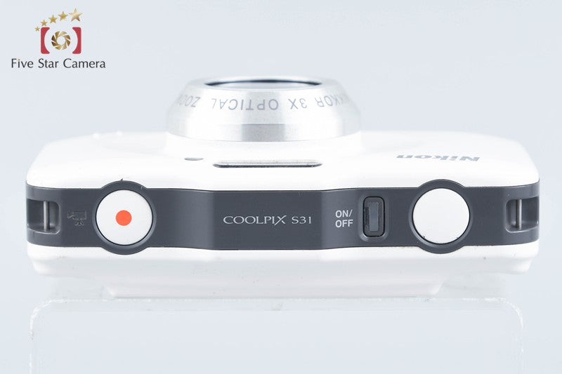 Nikon COOLPIX S31 White 10.1 MP Digital Camera from Japan