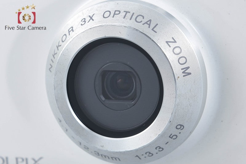 Nikon COOLPIX S31 White 10.1 MP Digital Camera from Japan