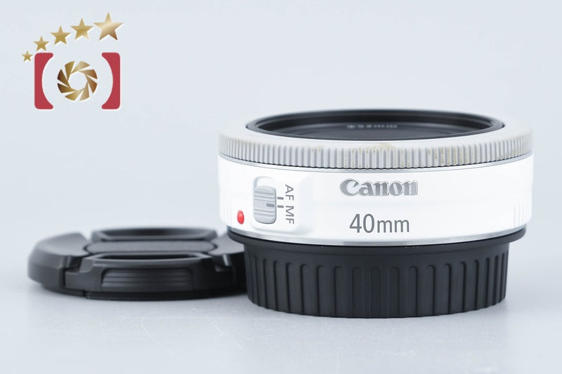 Canon EF 40mm f/2.8 STM White from Japan