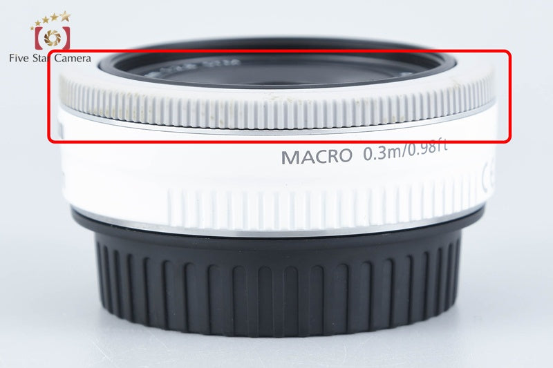 Canon EF 40mm f/2.8 STM White from Japan