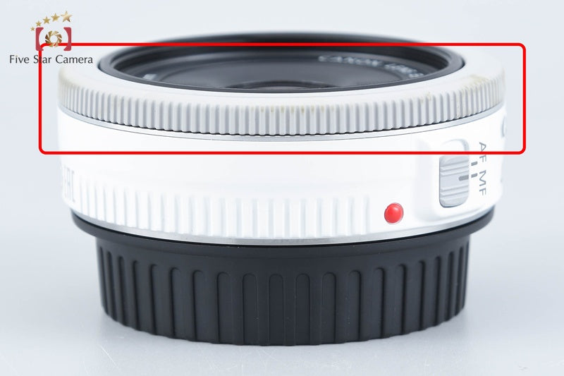 Canon EF 40mm f/2.8 STM White from Japan